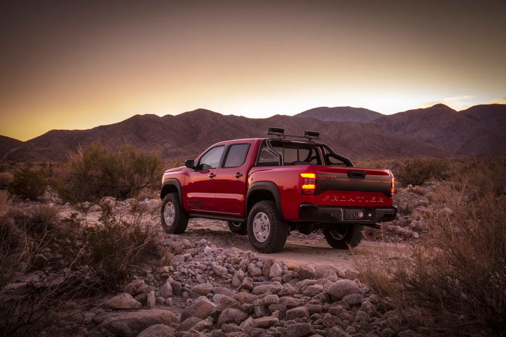 Nissan Frontier Project Hardbody in the desert