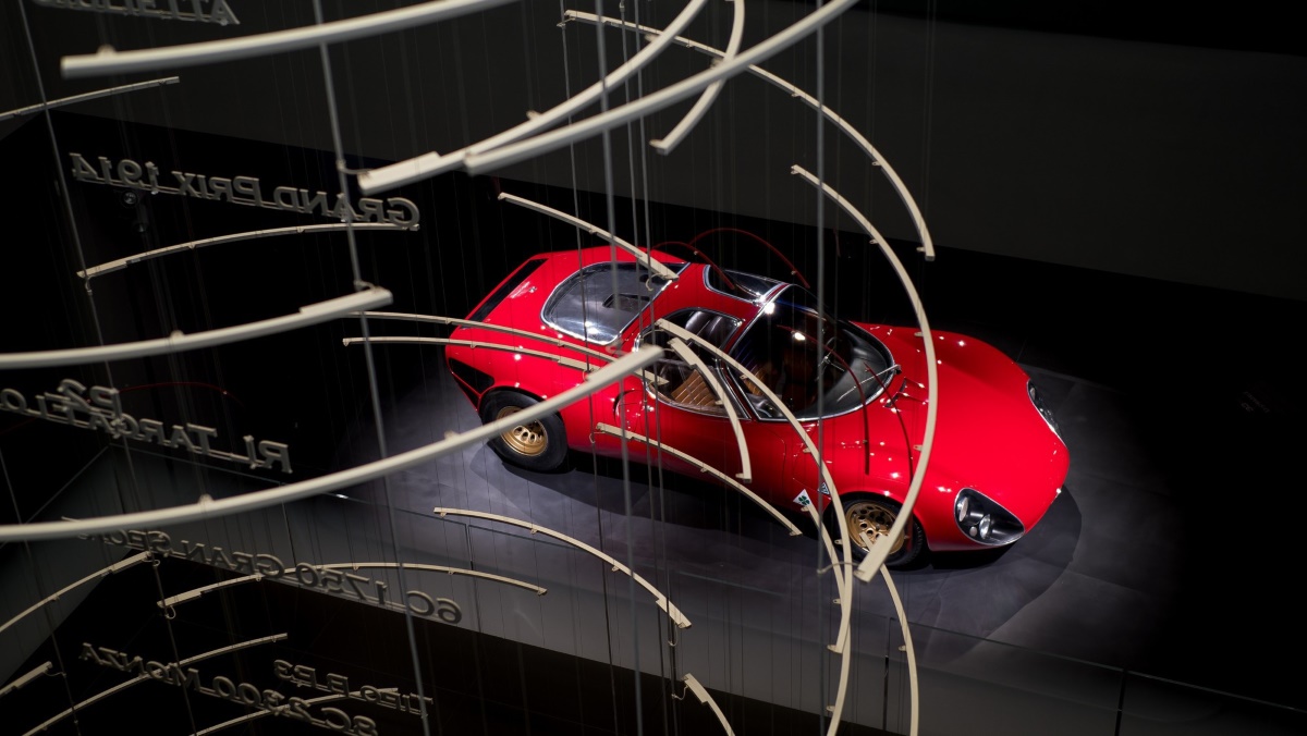 The original Alfa Romeo 33 Stradale in red