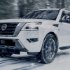 2023 Nissan Armada SUV in the snow