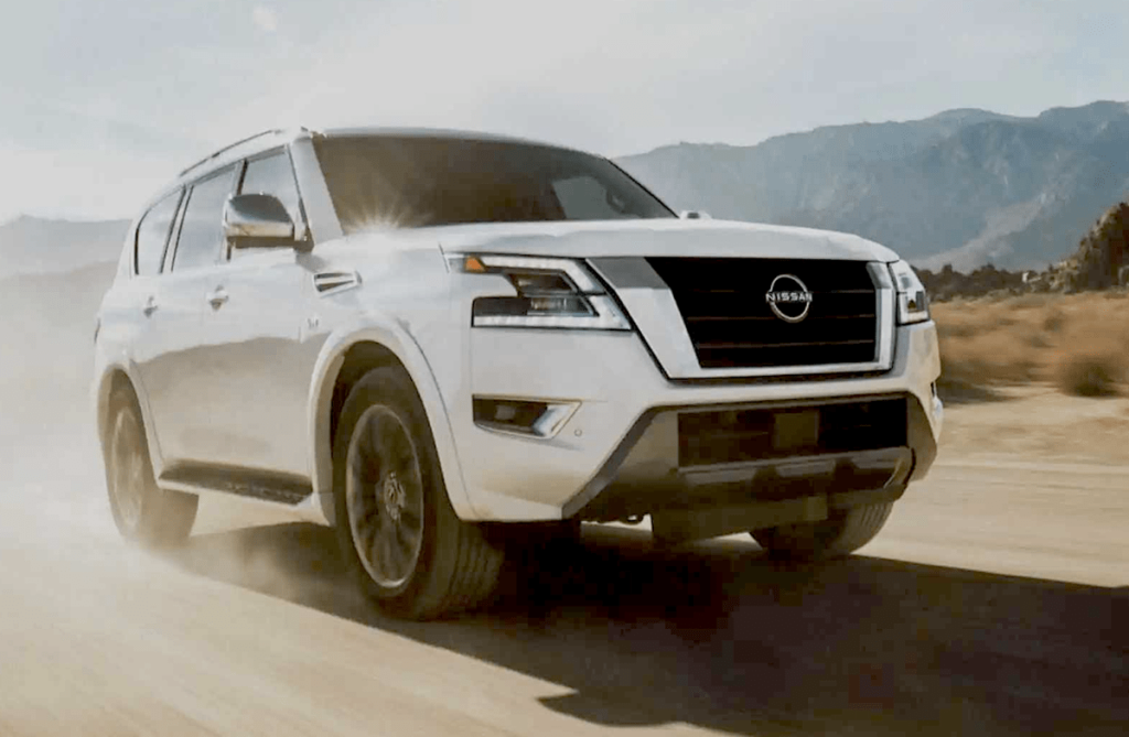 2023 Nissan Armada SUV front 3/4 view