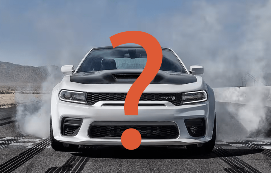 2023 Dodge Charger with question mark