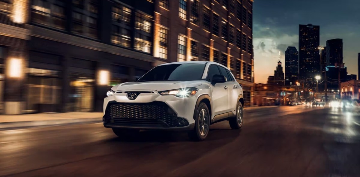 The most reliable Toyota car: The 2023 Toyota Corolla Cross subcompact SUV