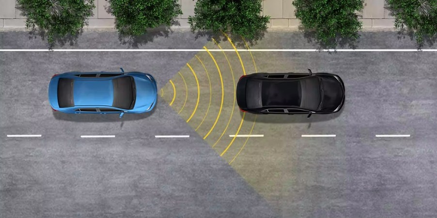 Toyota Dynamic Radar Cruise Control safety feature.