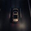 Volvo EM90 teaser image showing a rendered van from a bird's eye view