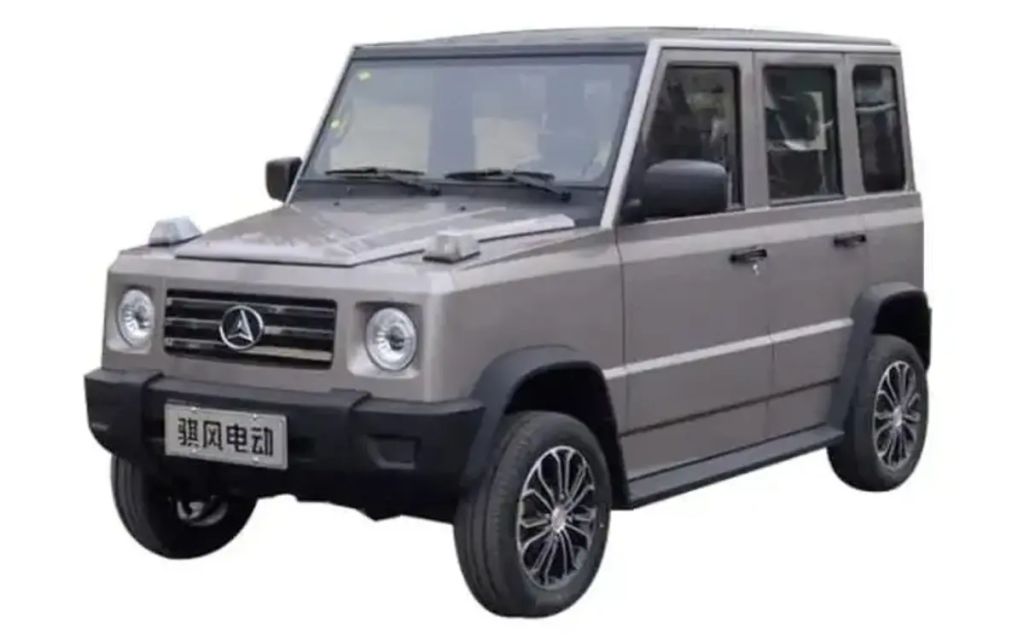 Alibaba G-Wagen knock-off on white background