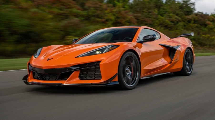 Orange 2023 Chevrolet Corvette Z06