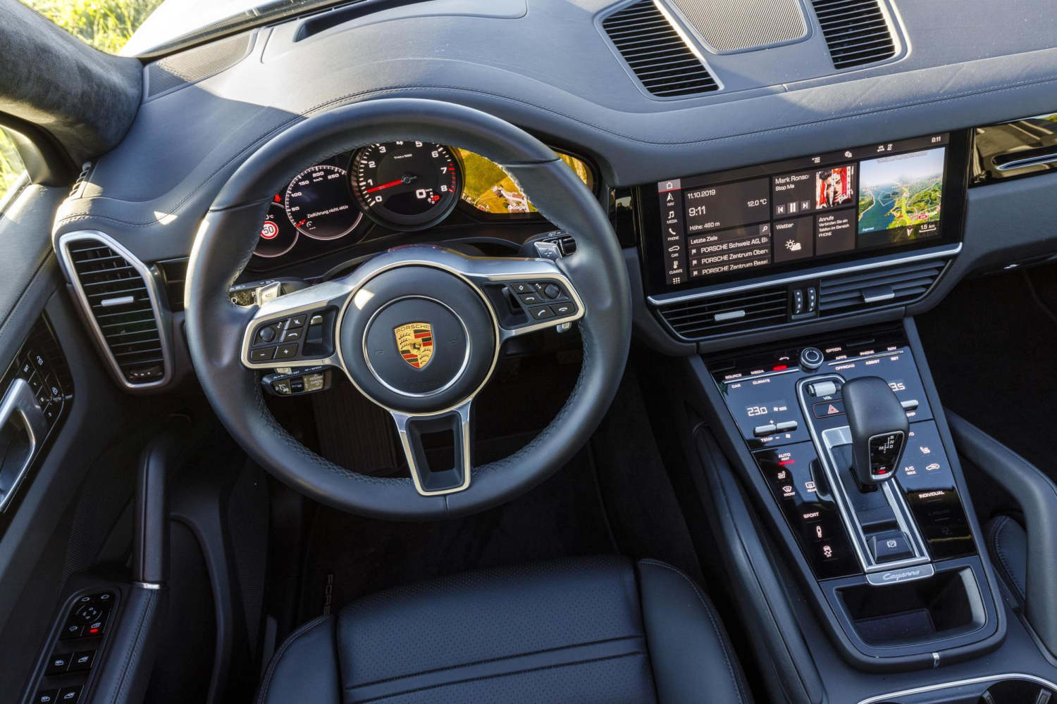 Inside the Porsche Cayenne luxury SUV