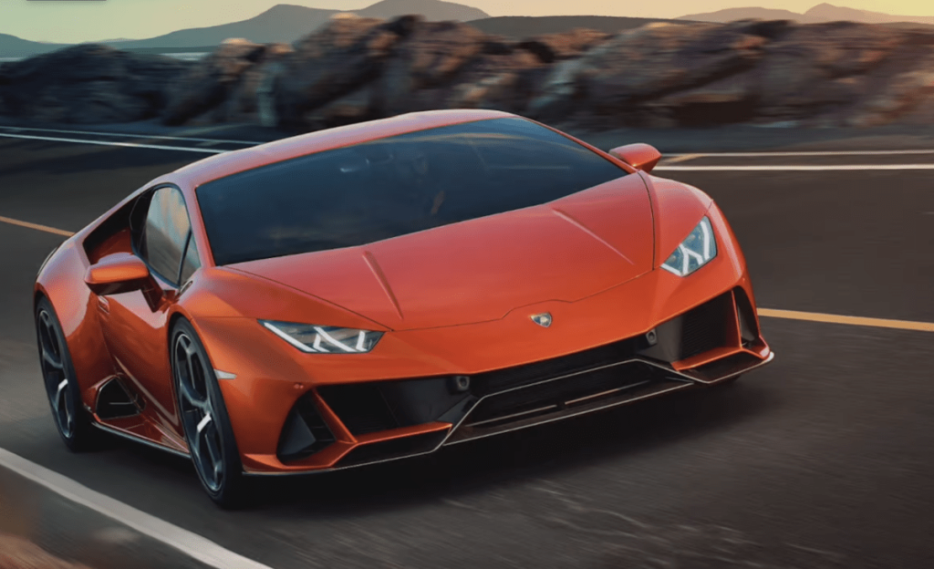 Orange 2023 Lamborghini Huracan 