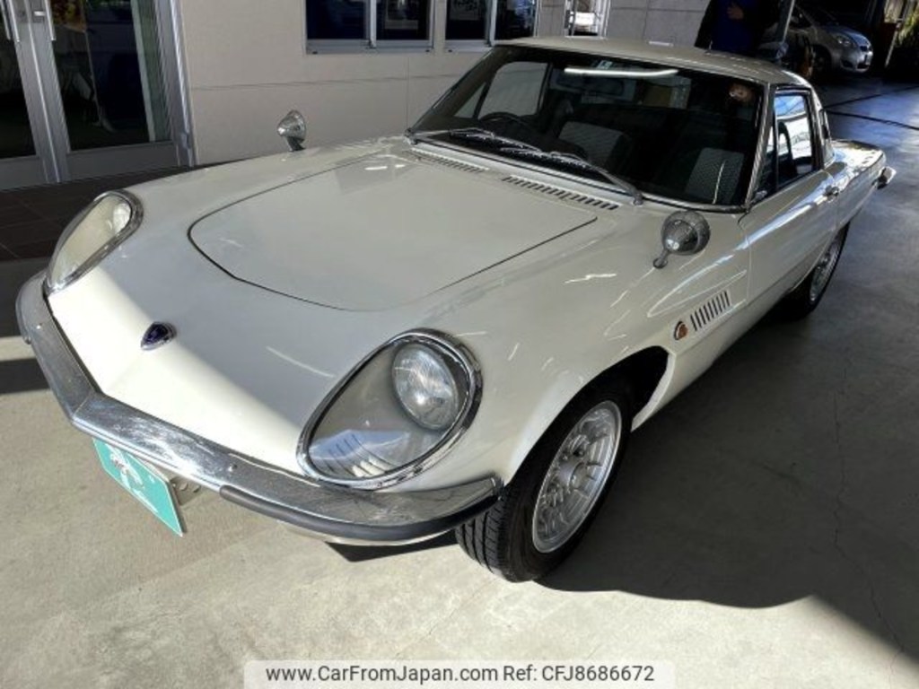 White 1968 Mazda Cosmo Sport front detail