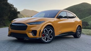 Yellow 2023 Ford Mustang Mach-E EV | Ford