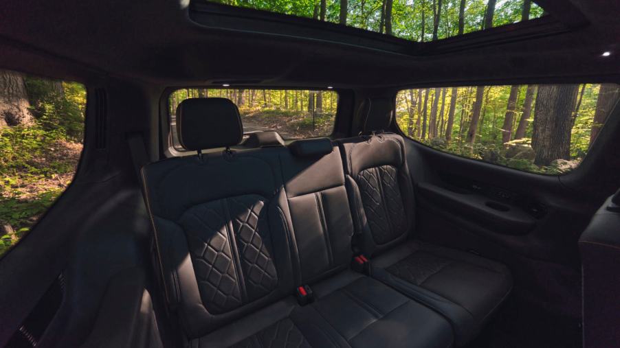 Inside the 2023 Jeep Grand Wagoneer large SUV