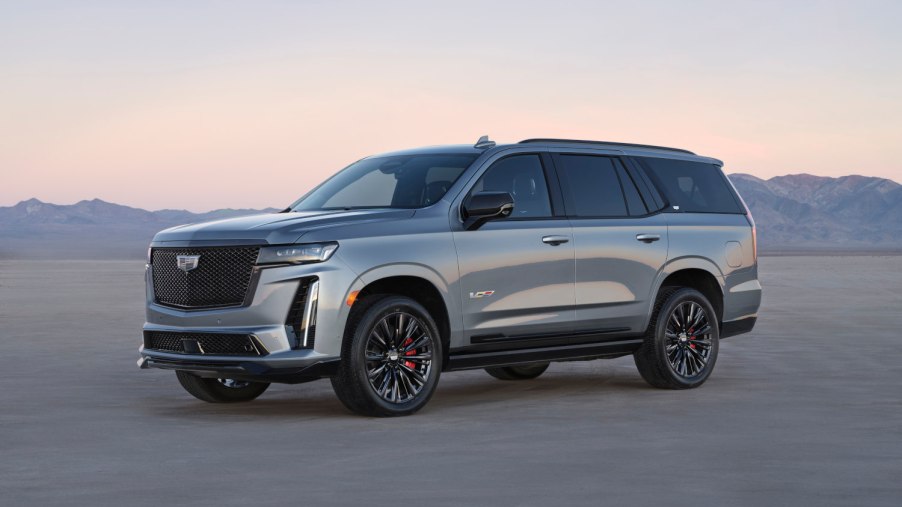 This luxury SUV is the 2023 Cadillac Escalade V