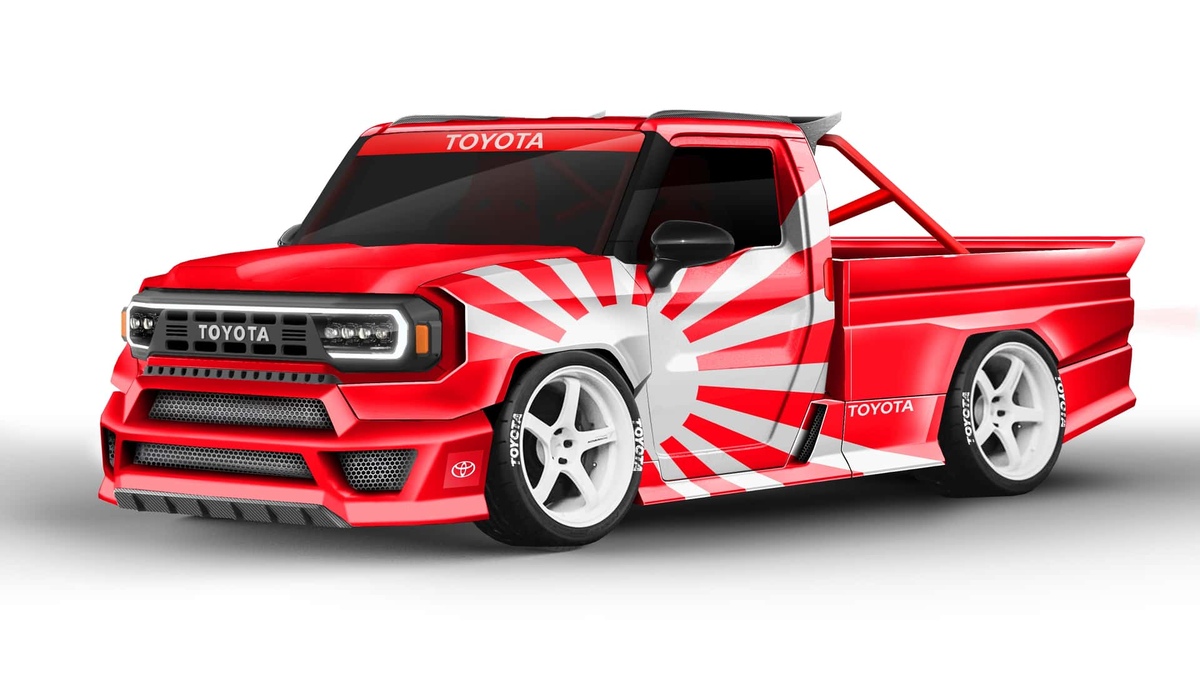 2025 Toyota Rangga truck rising sun rendering
