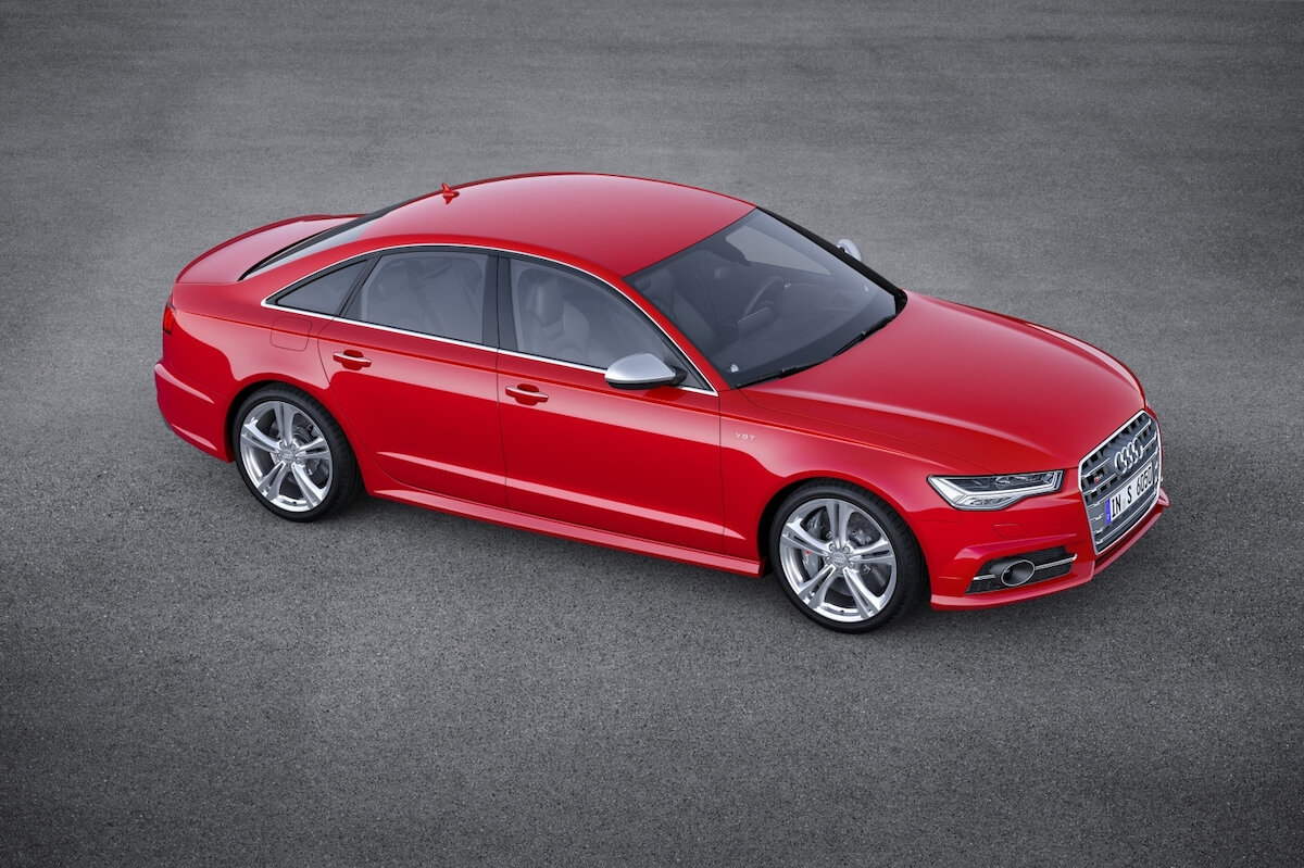 A top view of the 2013 Audi S6