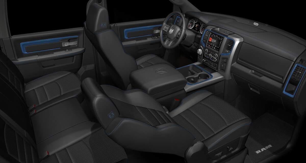 2018 Ram 1500 Hydro Blue Sport interior