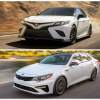 2020 Toyota Camry vs. 2020 Kia Optima: Used midsize sedans