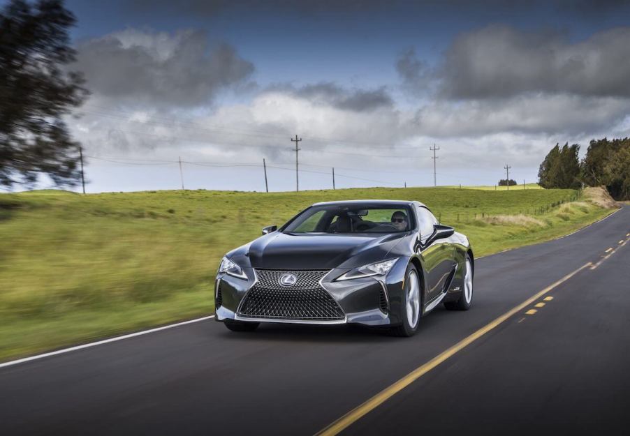 2021 Lexus LC 500 hybrid driving