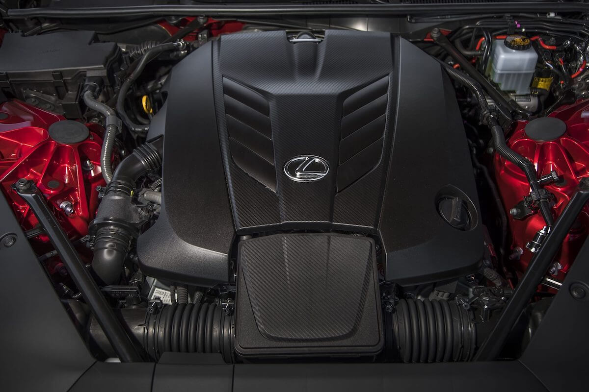 2021 Lexus LC 500 V8 engine
