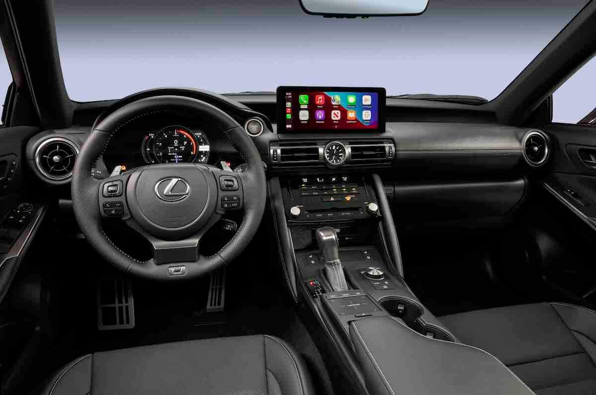 2023 Lexus IS 500 F Sport Performance luxury compact car cockpit