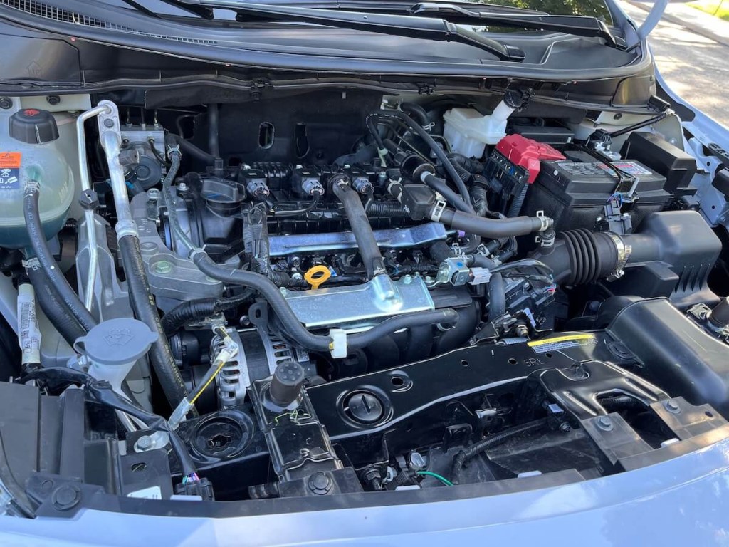 The engine in the 2023 Nissan Versa SR