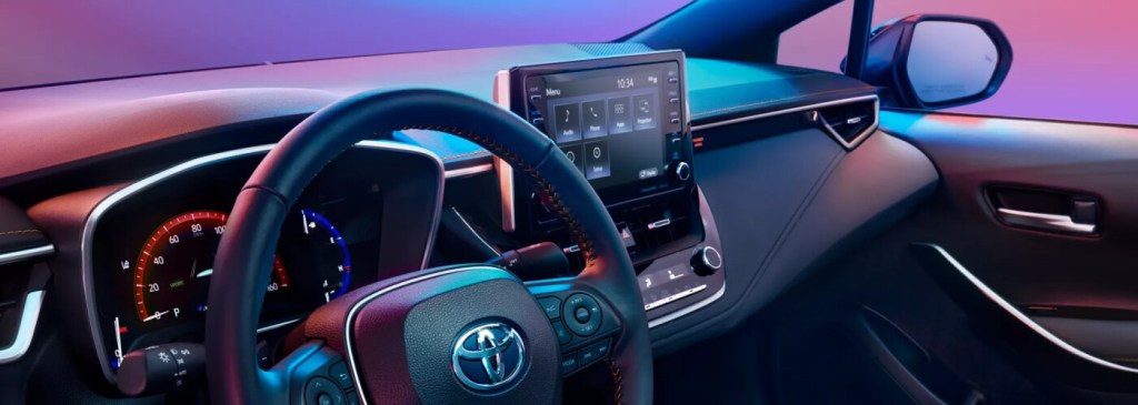 2023 Toyota Corolla interior and dash