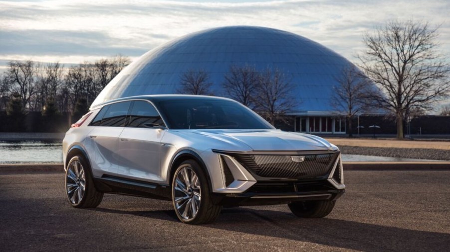 A 2023 Cadillac Lyriq, which is getting a pay-for-torque model.