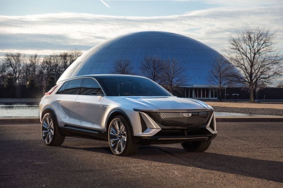 A 2023 Cadillac Lyriq, which is getting a pay-for-torque model.