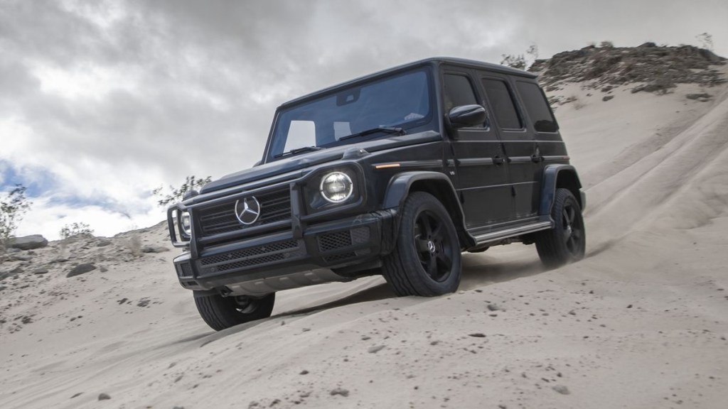 2023 Mercedes-Benz G-Class SUV on dunes