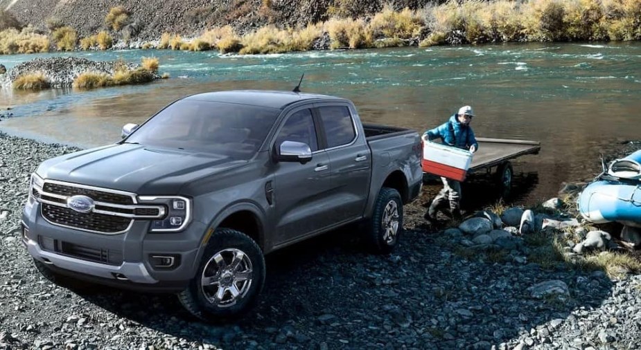 The 2024 Ford Ranger launching watercrafts