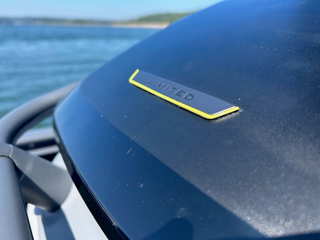 A Sea-Doo Switch flashes its Limited badge.