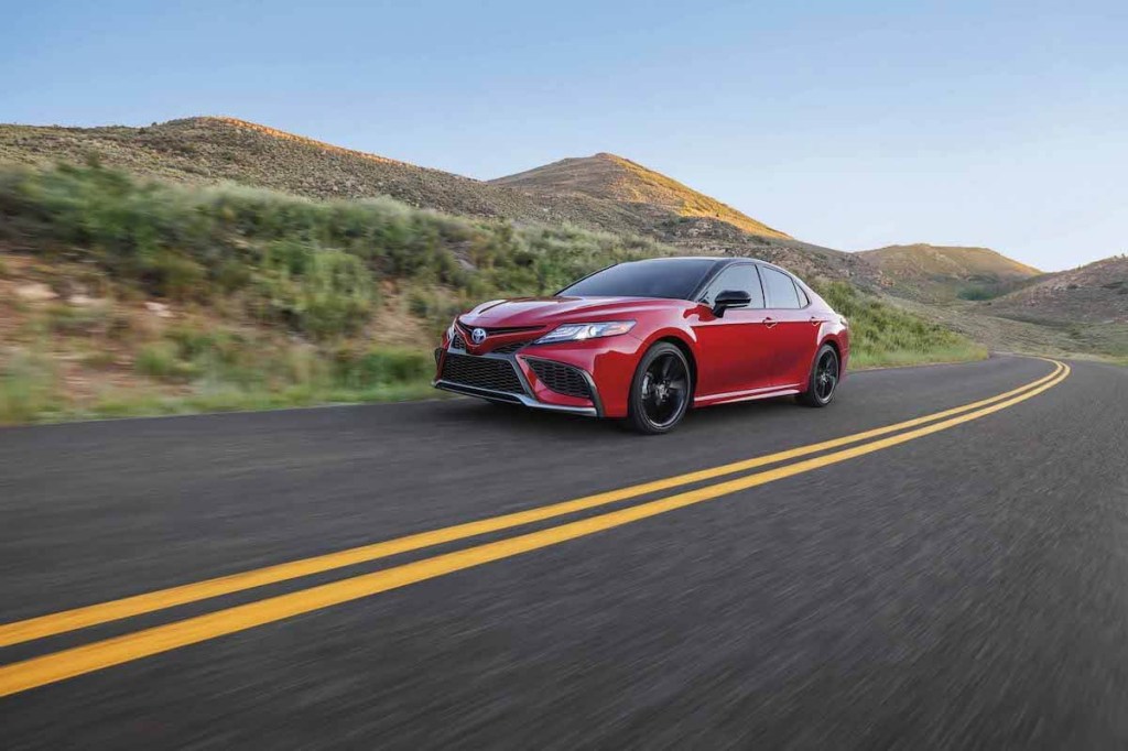 2024 Toyota Camry Hybrid driving