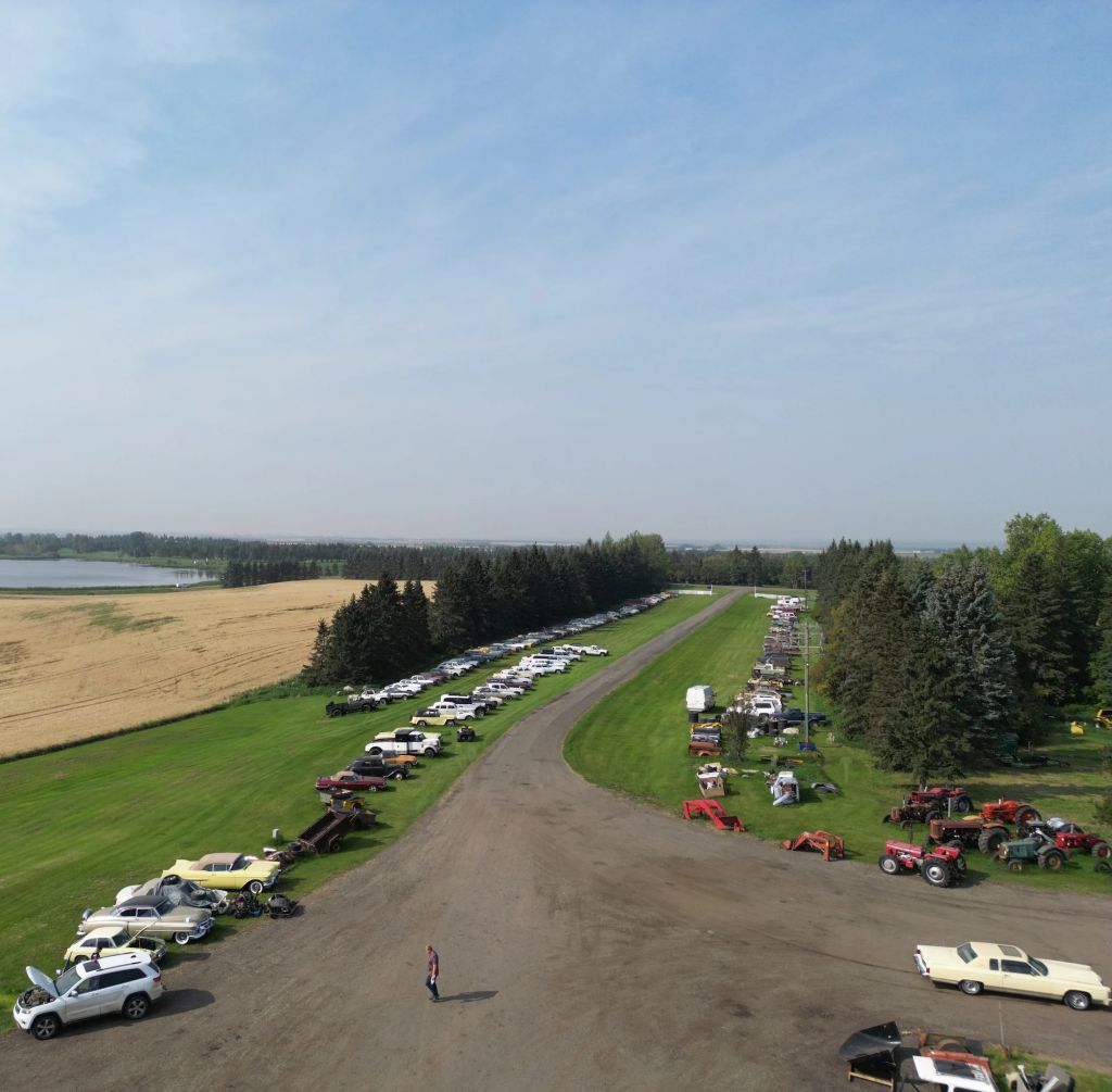230 Cars in a field in Canada