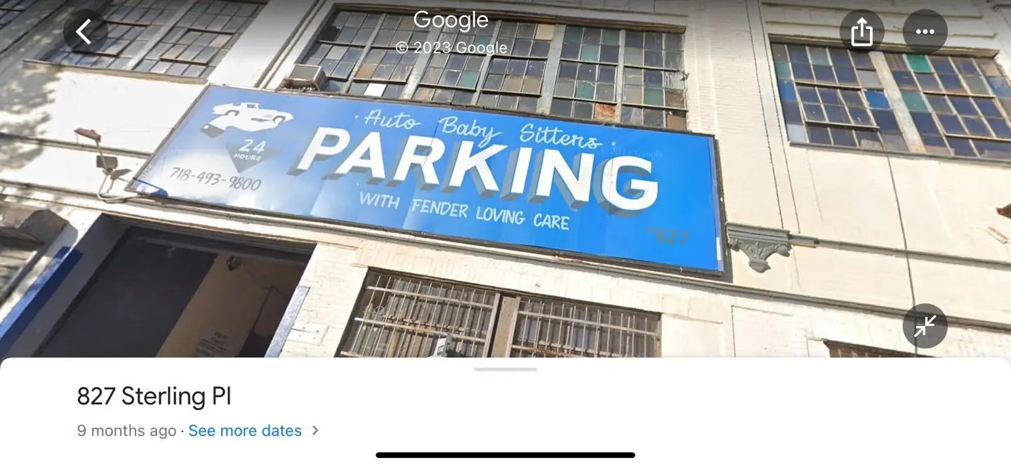 Auto Baby Sitters listing from 9 months ago on Google Maps