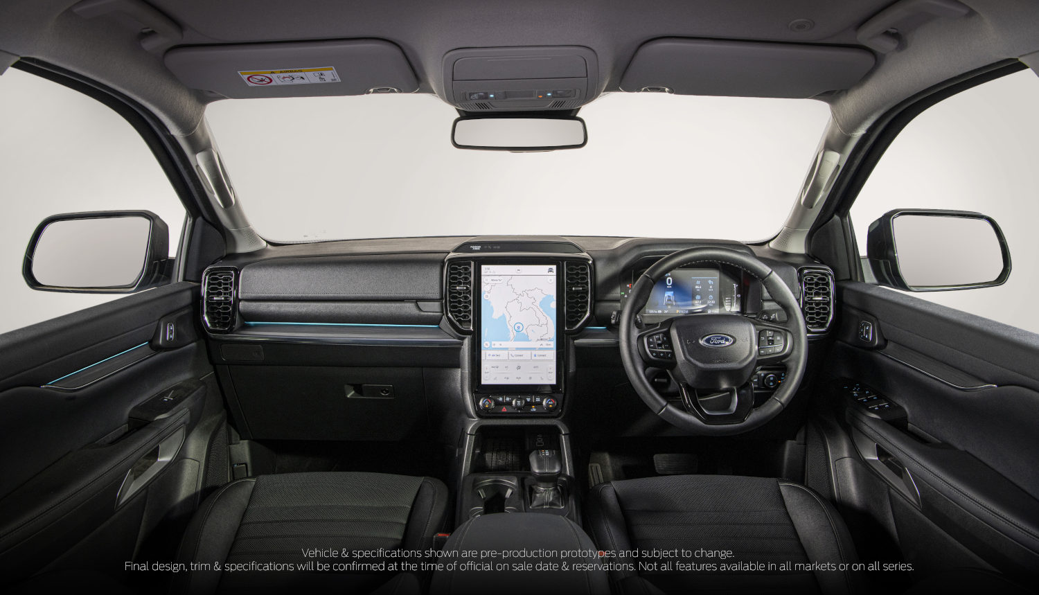 Inside the Ford Everest SUV