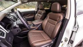 Fully loaded 2024 Nissan Murano front seats