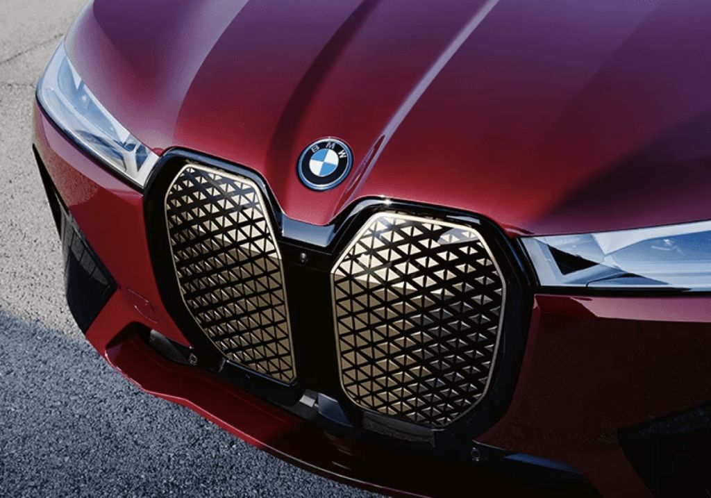 2024 BMW iX EV SUV front close up