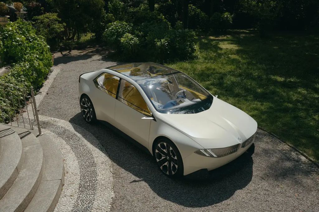 BMW Vision Neue Klasse concept aerial view