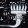 The 20B three-rotor rotary engine with sequential twin turbocharger system from the 1990s Mazda Eunos Cosmo