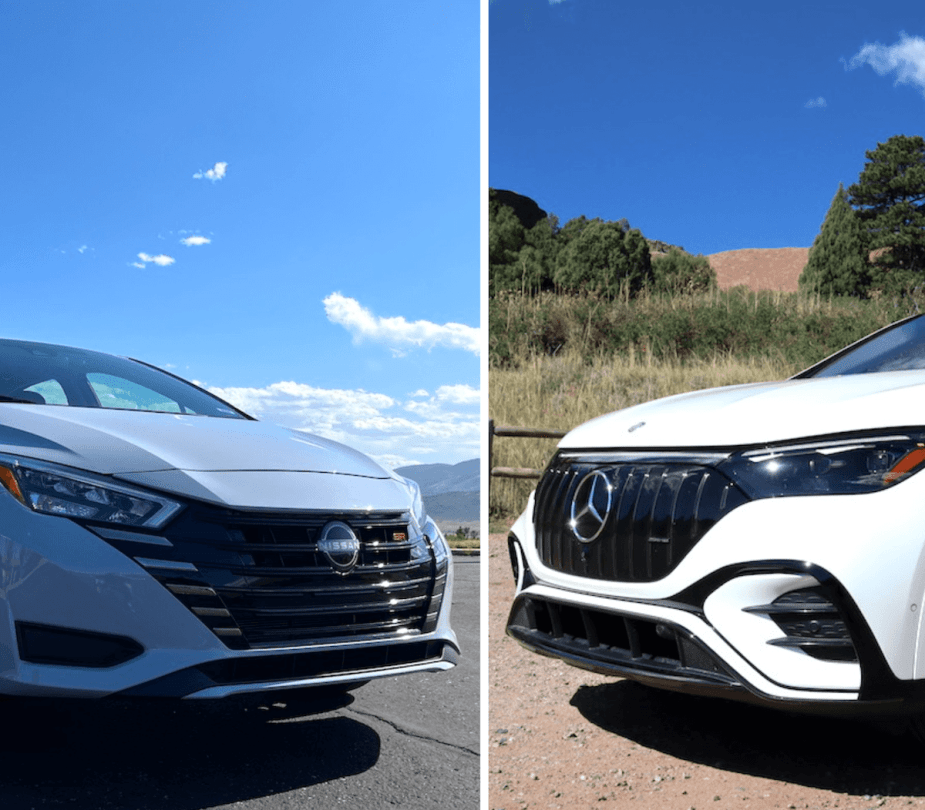 2024 Mercedes-AMG EQE vs Nissan Versa