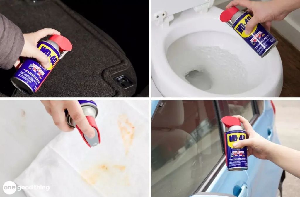 WD-40 spray lubricant uses