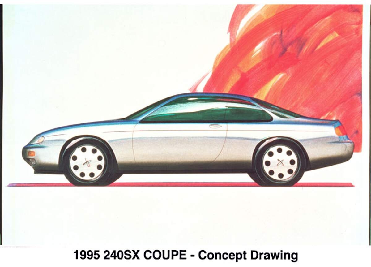 1995 Nissan 240SX Coupe concept drawing