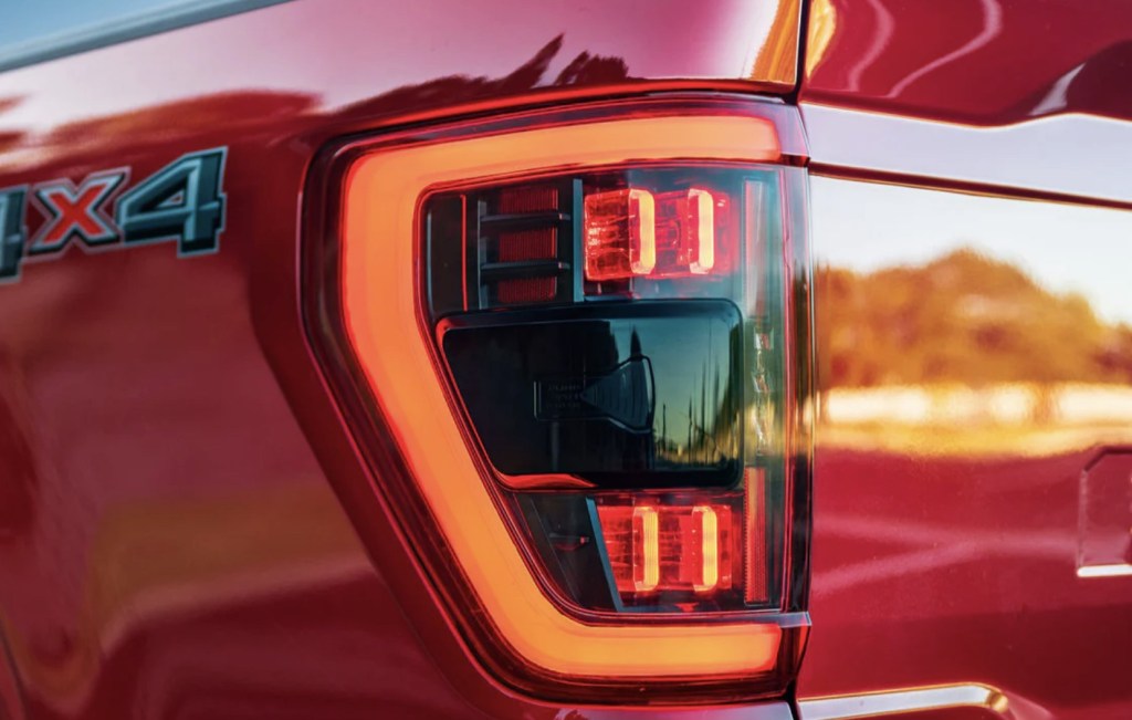 The 2023 Ford F-150 LED tail light
