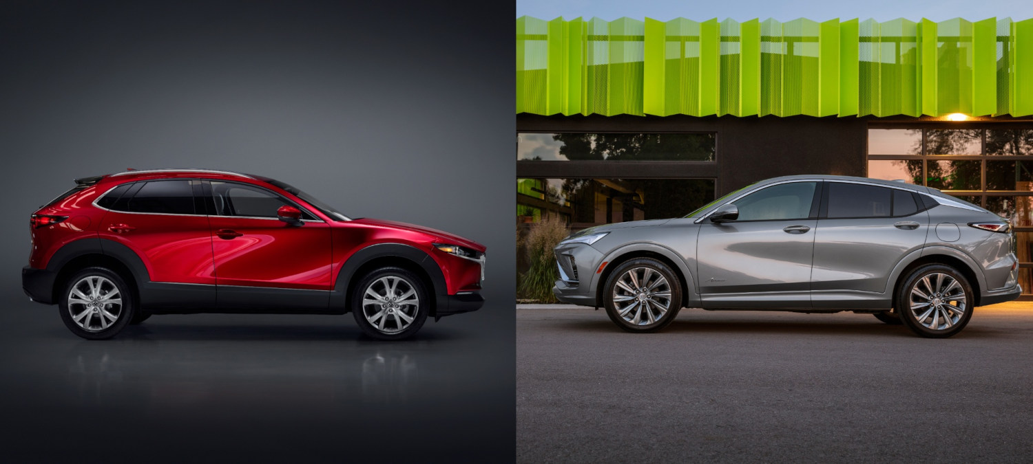 The 2023 Mazda CX-30 and the 2024 Buick Envista