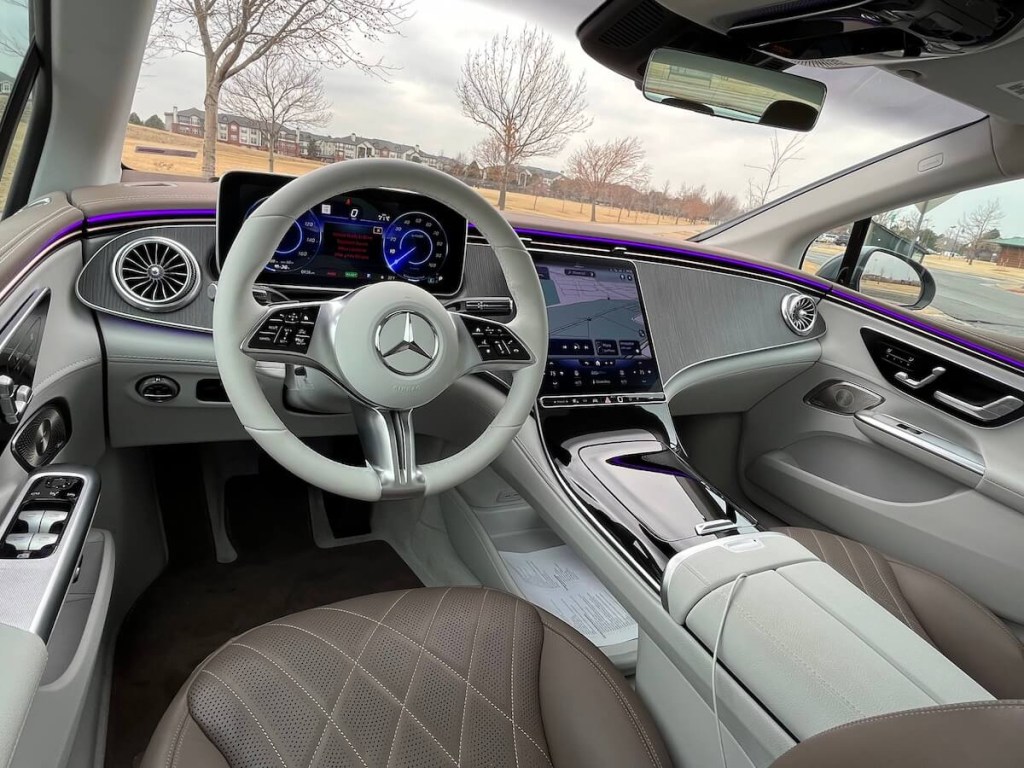 2023 Mercedes-Benz EQE sedan interior