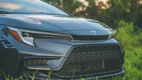 The 2023 Toyota Corolla front end