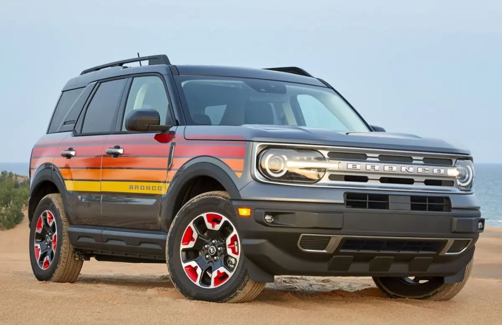 2024 Ford Bronco Sport Free Wheelin package parked on dirt