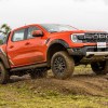 The 2024 Fora Ranger Raptor off-roading in mud