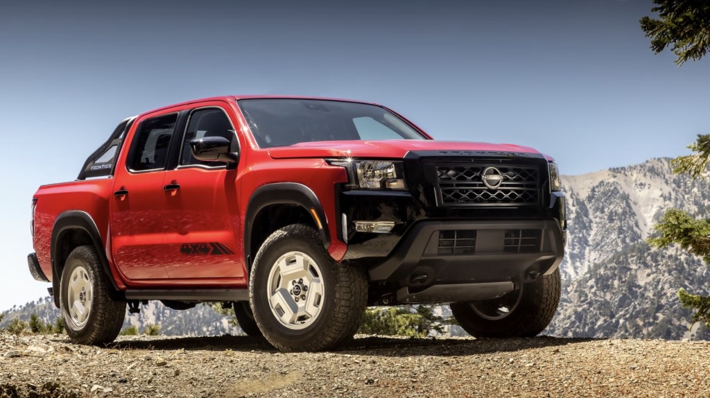 The 2024 Nissan Frontier Hardbody Edition off-roading