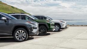 The 2024 Toyota RAV4 Prime seen here is fast