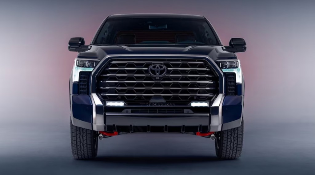 2024 Toyota Tundra 1794 Limited Edition grill and front facia. 